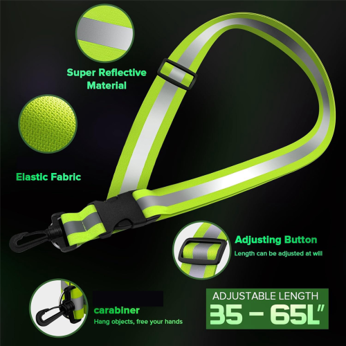 Reflective Sash, High Visibility Reflective Running Gear Night 2