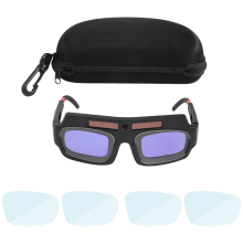 Solar Auto Darkening Welding Mask Κράνος Αντικραδασμικό με θήκη αποθήκευσης