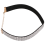 Collana da donna in pelle scamosciata con strass argento 2