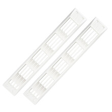 Cubierta blanca para rejilla de ventilación 450 70 mm (1 par)