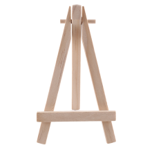 24 stuks 12,7 cm mini houten displaystandaards, ezels en tafelstandaards