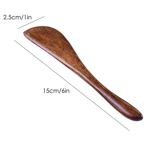 10-pack smörkniv i trä, 15 cm kryddknivar 2
