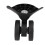 Black Nylon Suitcase Wheels - One Pair Durable Caster Replaceable Travel Wheels 6