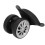 Black Nylon Suitcase Wheels - One Pair Durable Caster Replaceable Travel Wheels 10