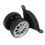 Black Nylon Suitcase Wheels - One Pair Durable Caster Replaceable Travel Wheels 5