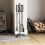 Darton 5pc Fireplace Companion Tool Set - Black 2