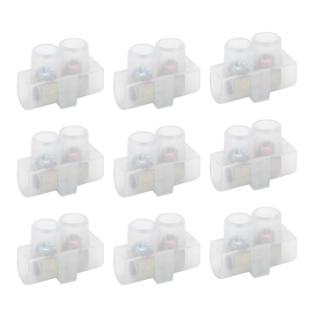 50Pcs Flameretardant Terminal Blocks 20A 1In1out Industrial Wires 3511340674310