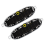 2 luces LED solares de advertencia para coche, inalámbricas, intermitentes. 1