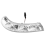Lâmpada de seta para espelho retrovisor de carro 2003-2010 esquerda 3D0949101A 2