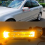 1 par de luz indicadora de espelho retrovisor LED luz de seta 6