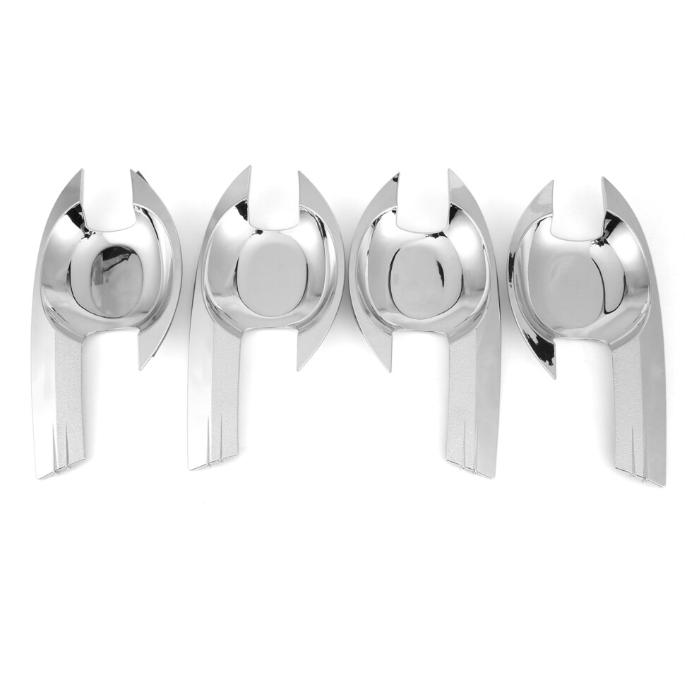 4Pcs Chrome Car Door Handle Bowl Fits Isuzu Dmax 2012-2015 8001340674922