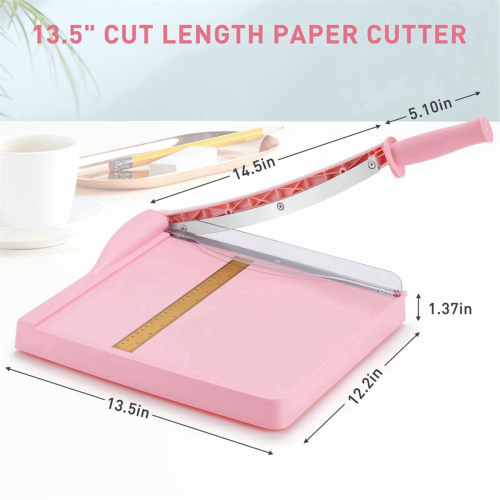 Cortador de papel, cortador de papel com proteção, cortador de comprimento de corte de 12 polegadas 1