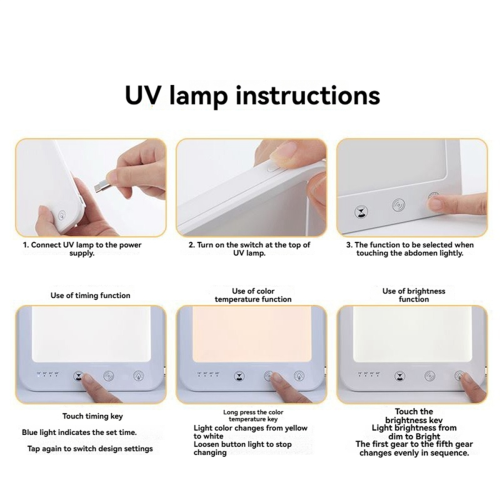 Λάμπα φωτοθεραπείας SAD με έλεγχο αφής 10000 Lux Sun Lamp 2