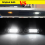 2 luci LED bianche senza errori per targa 5