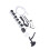 Throttle Trigger Catch Spring Pin Kit for Husqvarna 266 272 61 66 8