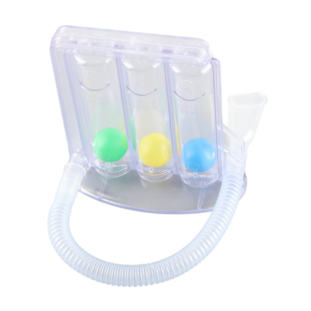 Deep Breathing Lung exerciser ThreeBall for Respiratory Vital Capacity Training
