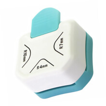 Corner Cutter for Cards and Scrapbooking, Round Plastic Stamp for Easy DIY Paper Projects, 1 Piece Design