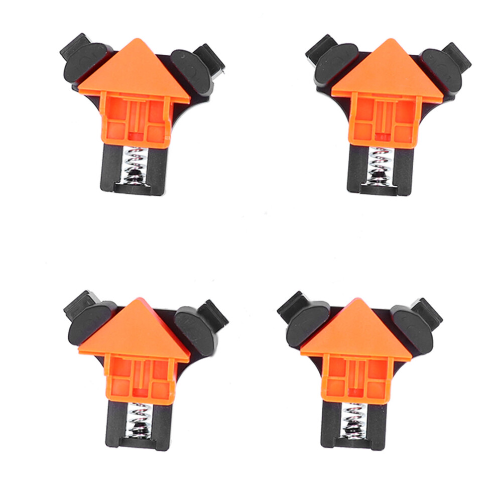 4Pcs Woodworking Right Angle Clamps For Furniture Repair And Diy Projects 9341340676120