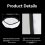 Lichtdiffuser, zachte diffuser, lampenkap, witte diffuser 5