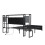 Black Double Bed, LED Strips, USB Charging & Built-In Bedside Table 7