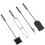Darton 5pc Fireplace Companion Tool Set - Black 8