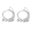 Bicycle Seat Pipe Clamp is Suitable Sp8 Pipe Clamp with 38mm,Silver 1