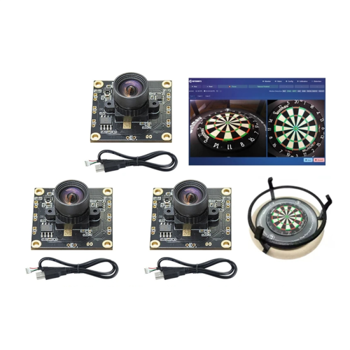 Módulo de câmera 6Pcs OV9732 100 graus 1280x720 30fps para AutoDarts IO 2