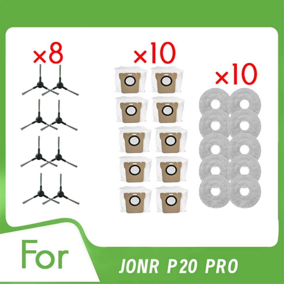 Reemplazo De Piezas Del Limpiador De Bolsa De Polvo De Trapo Del Cepillo Lateral Del Robot Aspirador-image