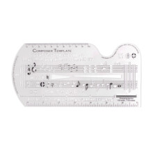 Composer Template Sheet Music Drawing Sheet Ruler