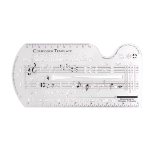 Composer Template Sheet Music Drawing Sheet Ruler