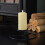 Premier 25cm Black Round Metal Pillar Candle Ring Holder 2