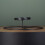 Premier 25cm Black Round Metal Pillar Candle Ring Holder 4