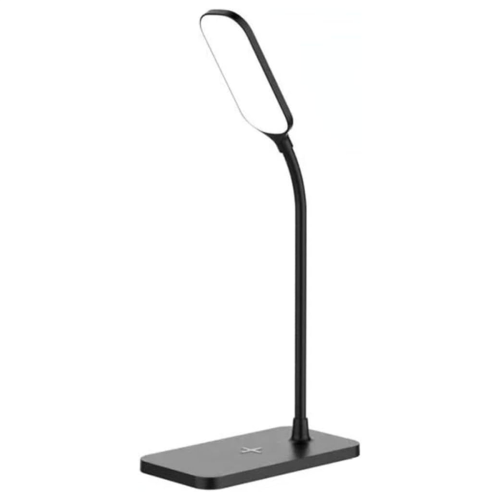 15W LED bureaulamp, draadloos opladen, flexibele touch, zwart