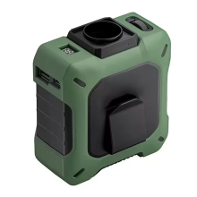 Draagbare tailleclipventilator - USB-oplaadbaar, draagbaar aan de heupriem