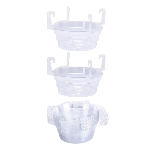 15 peças coletor de água para plantas penduradas - plástico transparente de 8 polegadas