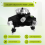 Adjustable Rotation Laser Level Tripod Bracket 360 Rotation Base 6