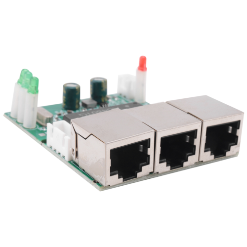 Mini commutateur Ethernet Fast Switch 3 ports 10/100 Mbps 2