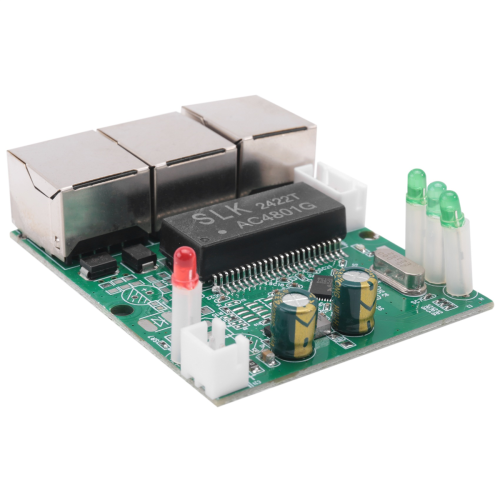 Mini commutateur Ethernet Fast Switch 3 ports 10/100 Mbps 1