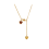 -vormige kwasthanger kleine sleutelbeenketting, 1