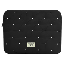 Funda para portátil con cremallera // Negra
