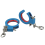 Rodillo auxiliar para tendido de cables, abrazadera ajustable, polea, cable y alambre 5