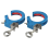 Rodillo auxiliar para tendido de cables, abrazadera ajustable, polea, cable y alambre 2