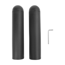 2 stuks halterstangadapterhuls met sleutel 50x200mm gespleten baltype