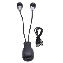 Music Stand Light Dual Head 2 Brightness Gooseneck