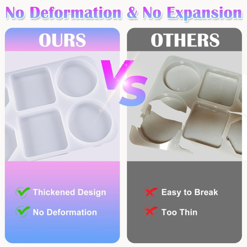 Καλούπι ρητίνης Deep Coaster για συντήρηση λουλουδιών DIY Art 2