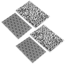 Plastic Embossing Folders 4PCS Set for Scrapbooking and Card Making DIY