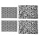 Plastic Embossing Folders 4PCS Set for Scrapbooking and Card Making DIY 16