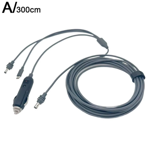 Pre napájací kábel Mini-DC, Mini Type-C, 3 metre 1