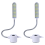 30 LED naaimachinelamp, draagbare werklamp, 2-pack, EU-stekker 1