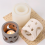 Round Candlestick Silicone Mold DIY Star Moon Tealight Candle Holder 4
